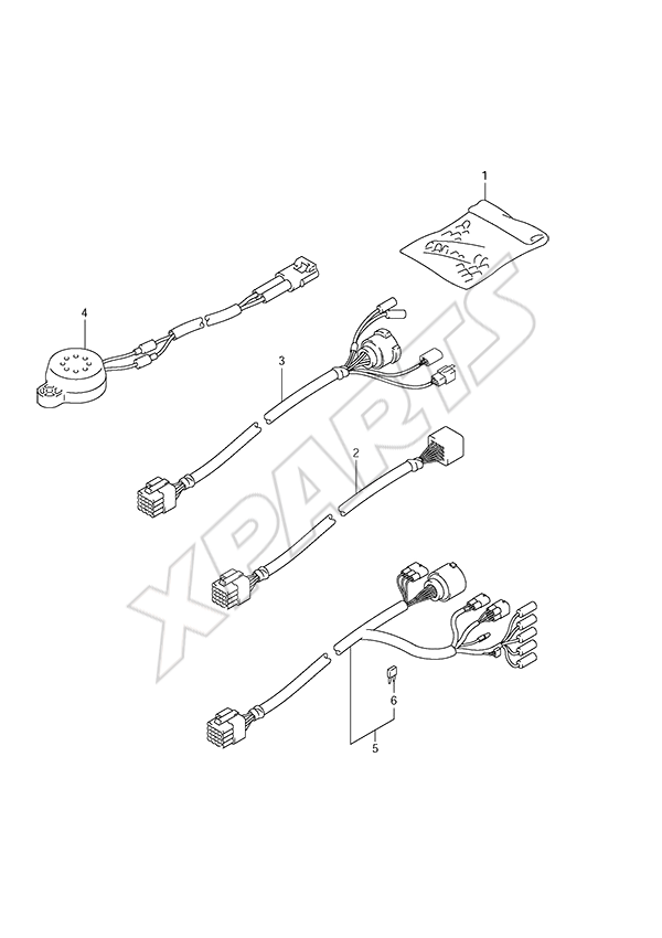  Opt: Harness (1) til Suzuki motor